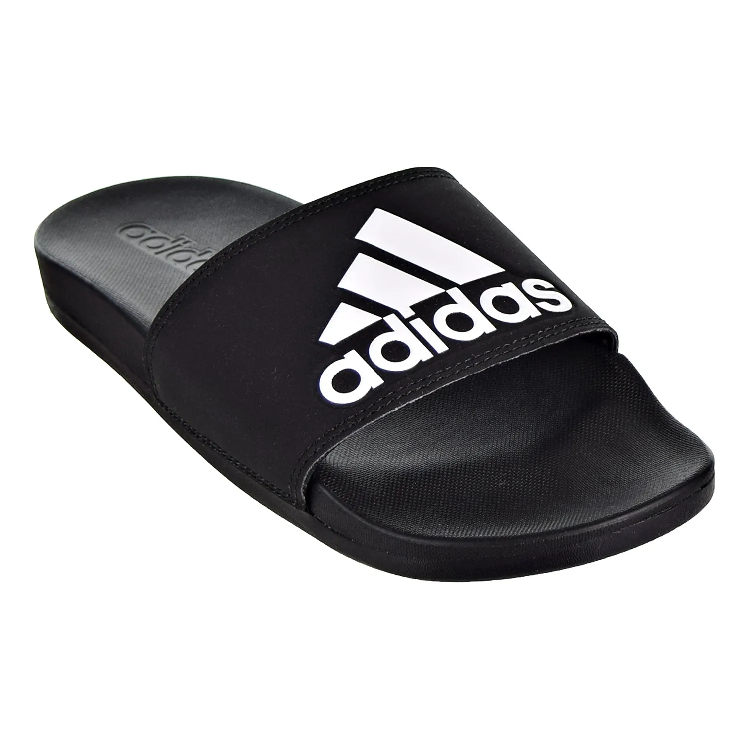 Adidas Adilette Comfort Mens Slide Sandals Black Slippers Tall