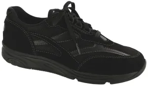 SAS Tour Mesh Lace Up Sneaker - Black Trails Running Shoes