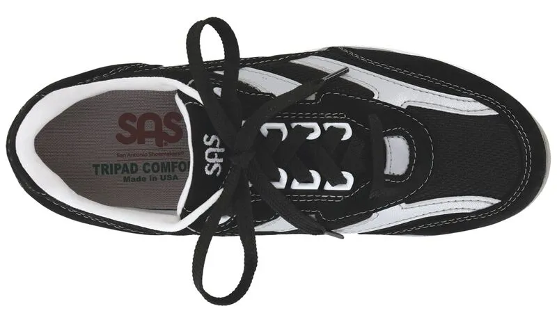 SAS Women's Tour Mesh - Black / Silver Best Waterproof Trail Walking Shoes