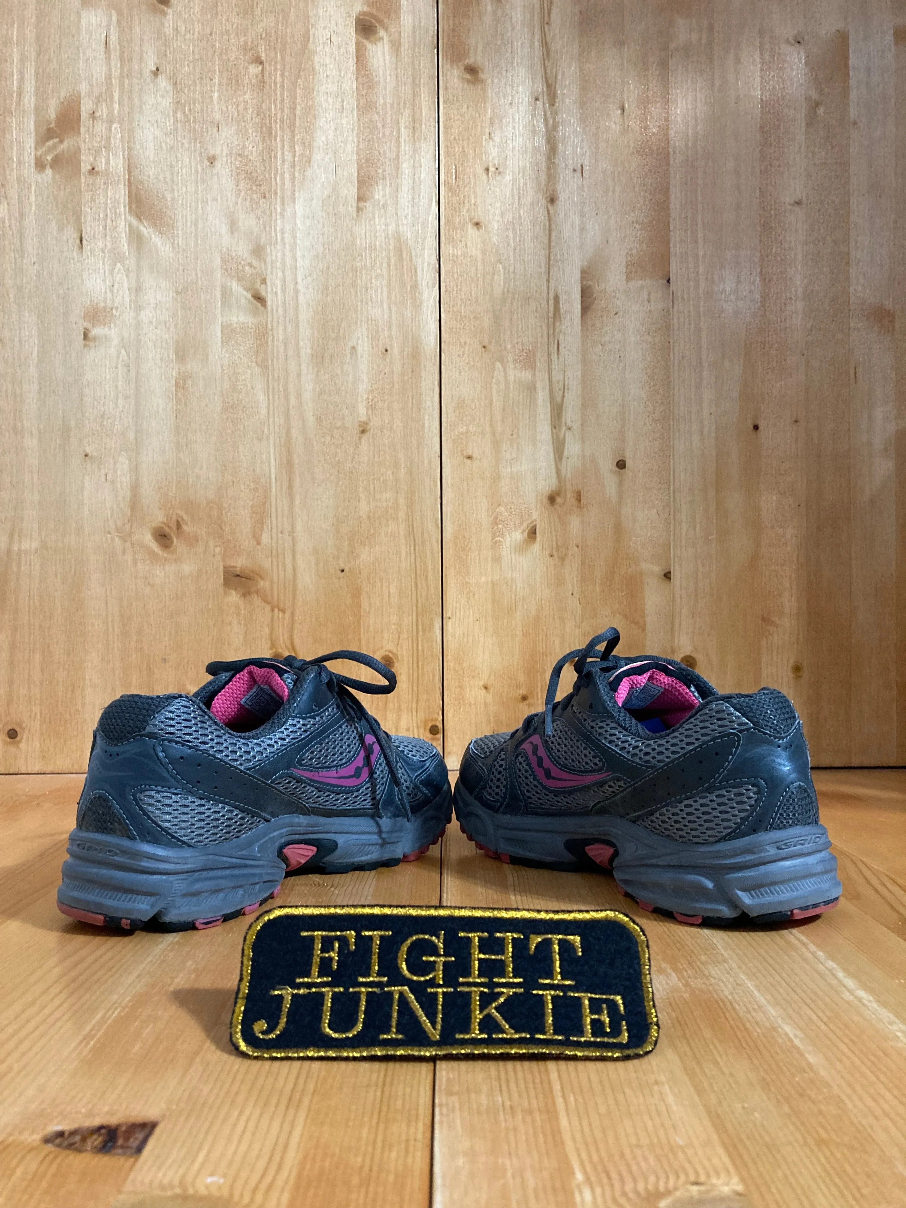 Ultra Raptor Ii Trail Running Shoes SAUCONY GRID TERRAIN Women Size 8.5 Trail Hiking Shoes Sneakers Gray S15225-1