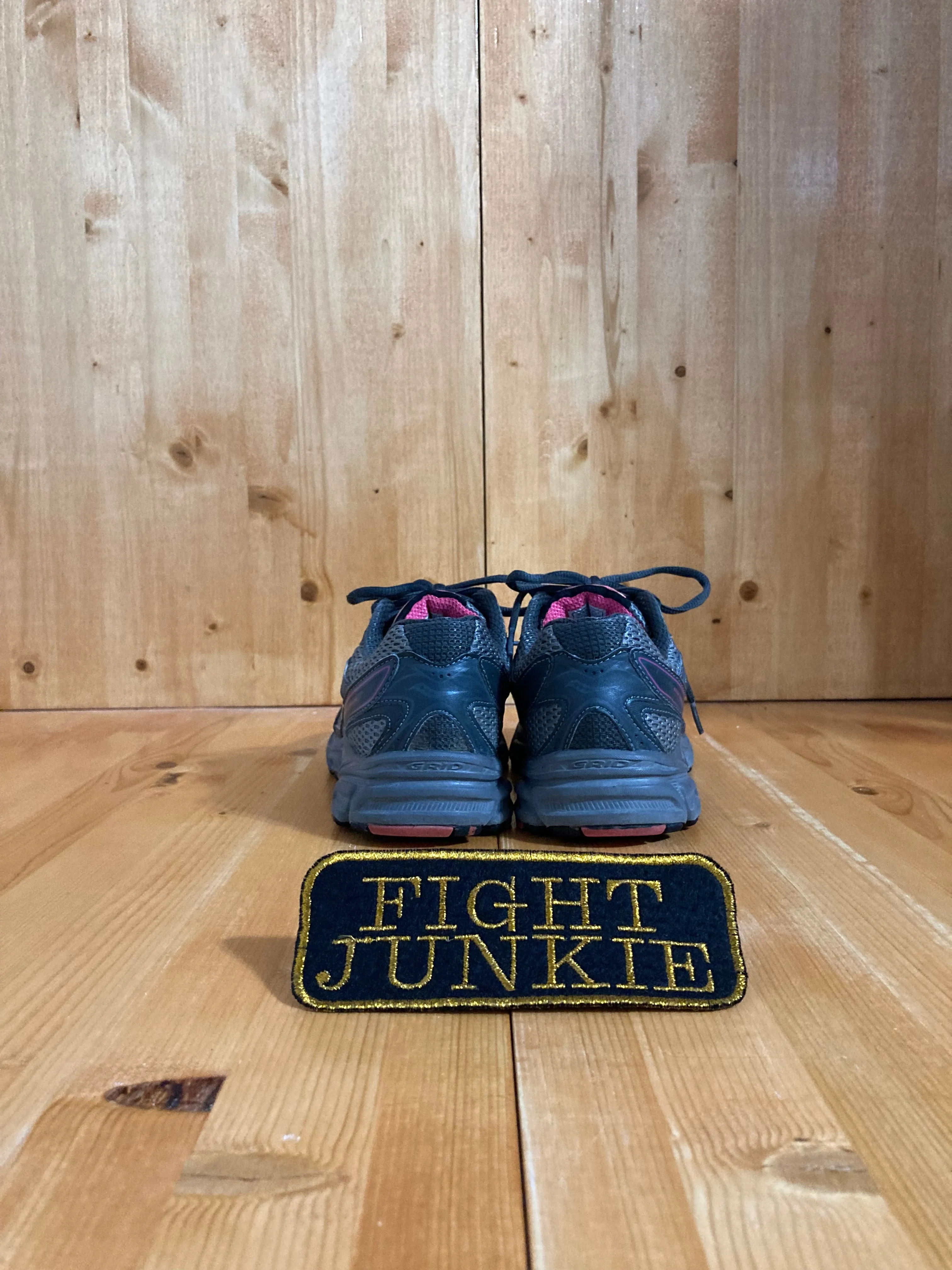 SAUCONY GRID TERRAIN Women Size 8.5 Trail Hiking Shoes Sneakers Gray S15225-1 Best Trail Running Shoes For Pronators