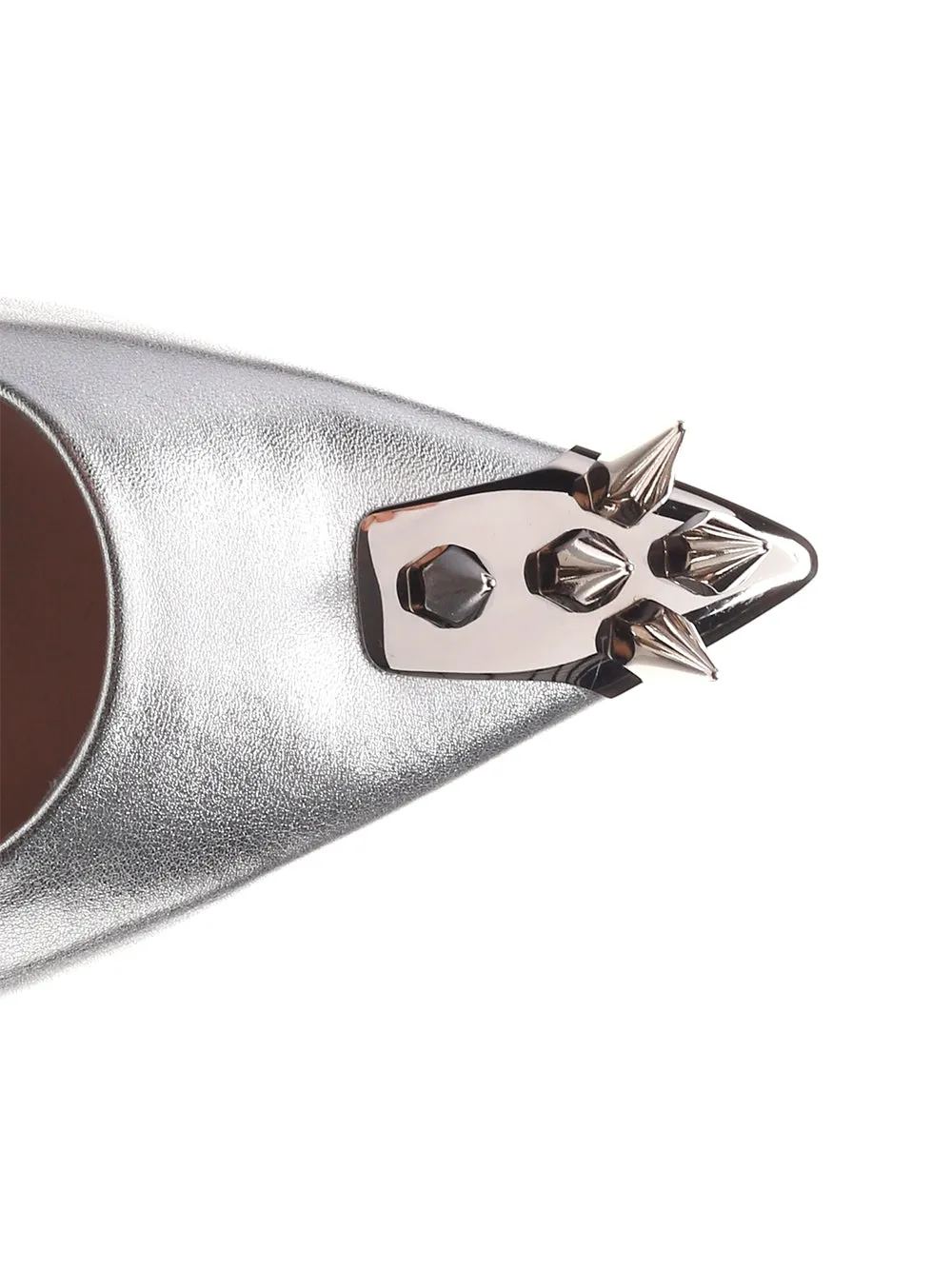 Walking Running Shoes For Flat Feet Alexander McQueen Spike Studded Ballerina Flats