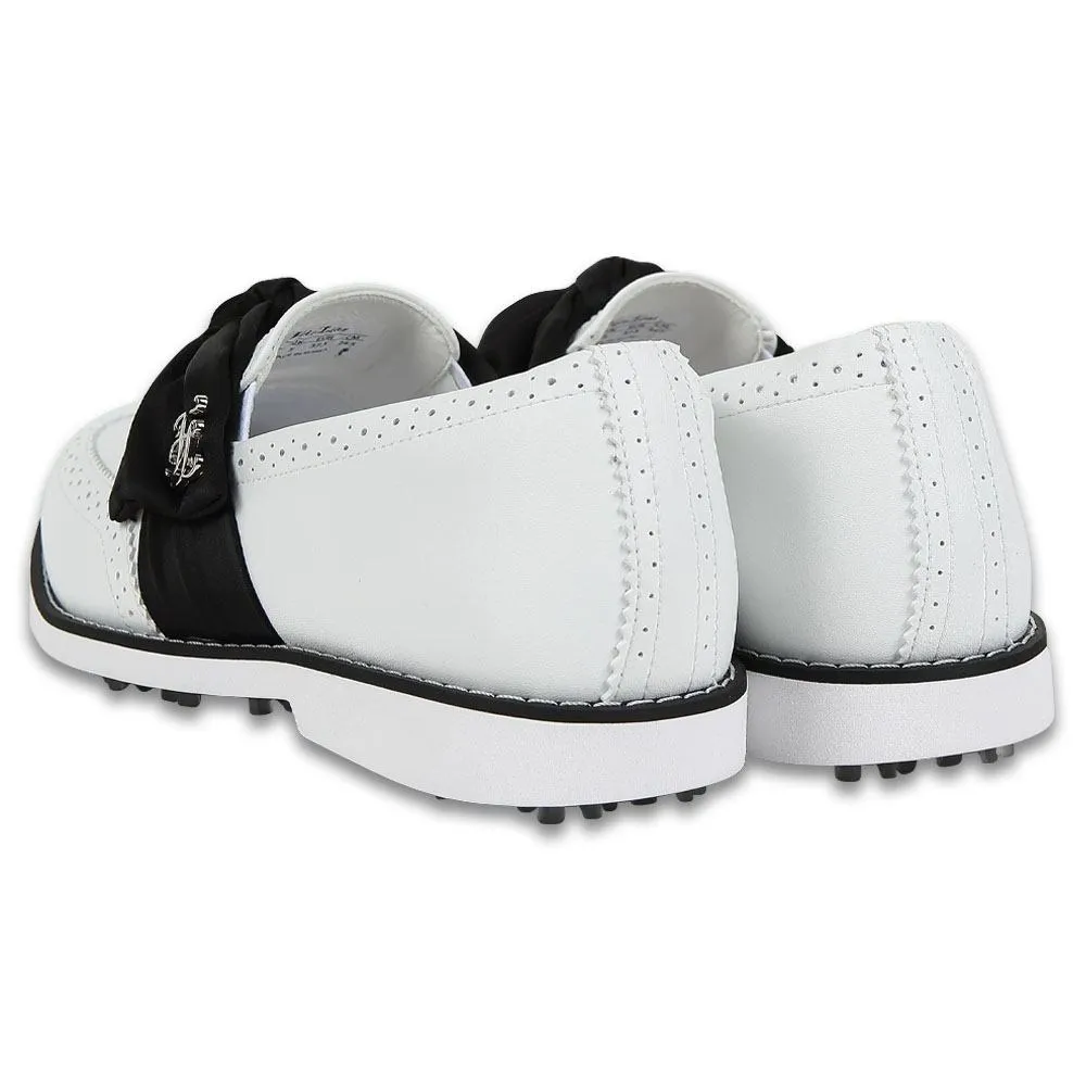 Fairliar Ribbon Oxford Spikeless Golf Shoes 2024 Women Winter Golf Shoes Waterproof