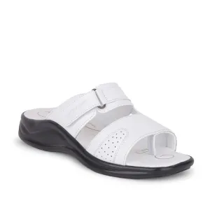 Healers Casual White Toe Ring Slippers For 2013-901 Men By Liberty Clark Sandals On Sale
