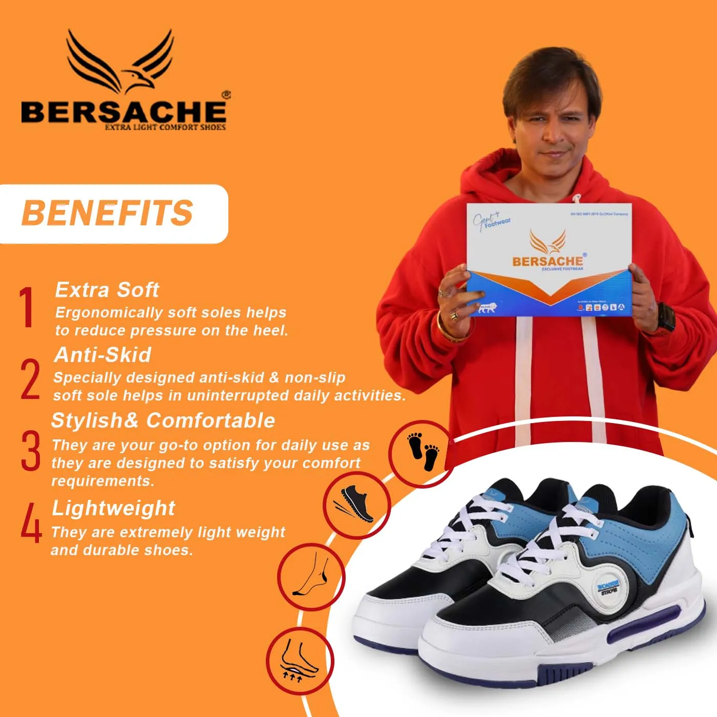 Hoka Hiking Shoes Low Bersache Premium Sports ,Gym, Trending Stylish Running Shoes For Men (9168-White)