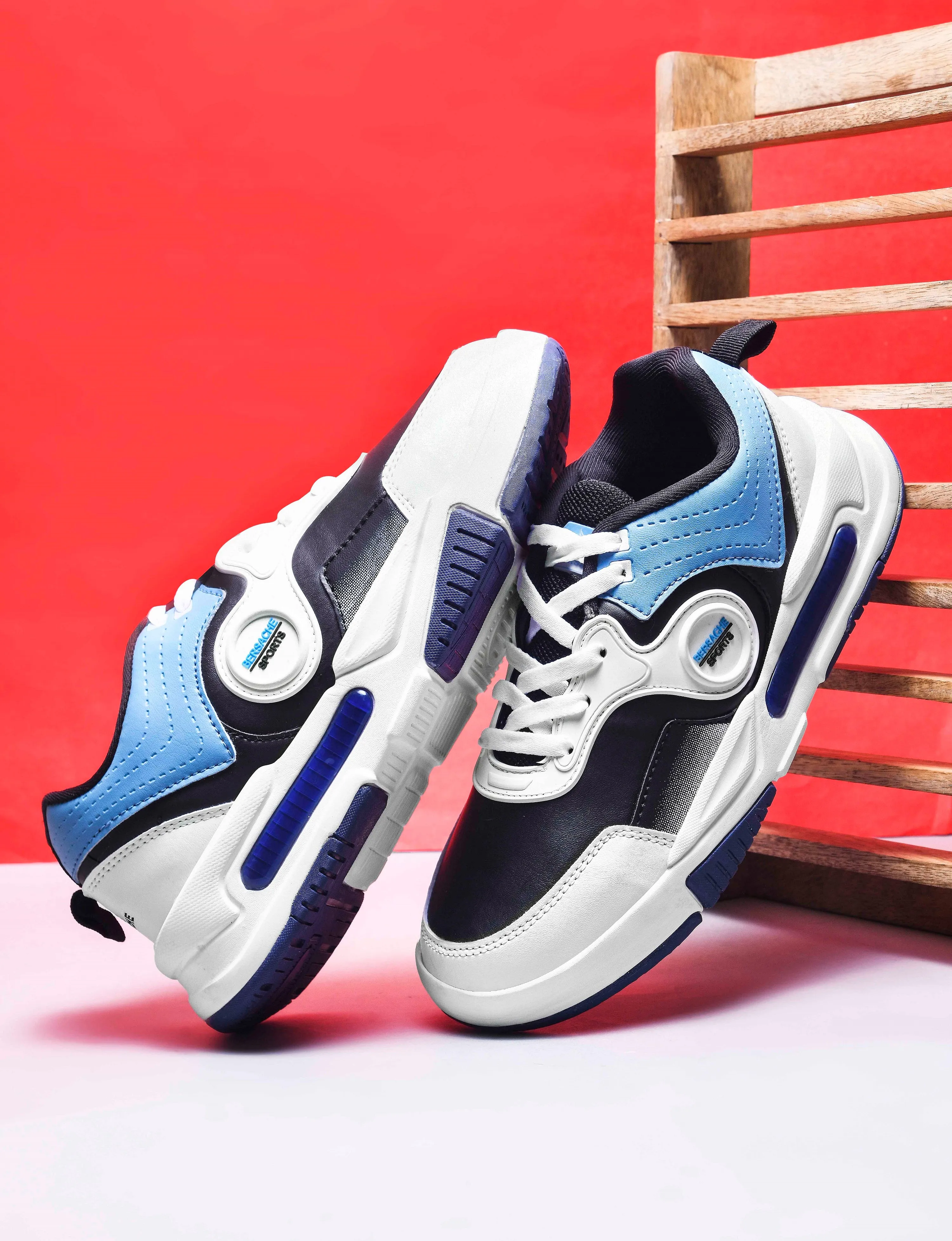 Targhee Iv Waterproof Hiking Shoes Bersache Premium Sports ,Gym, Trending Stylish Running Shoes For Men (9168-White)