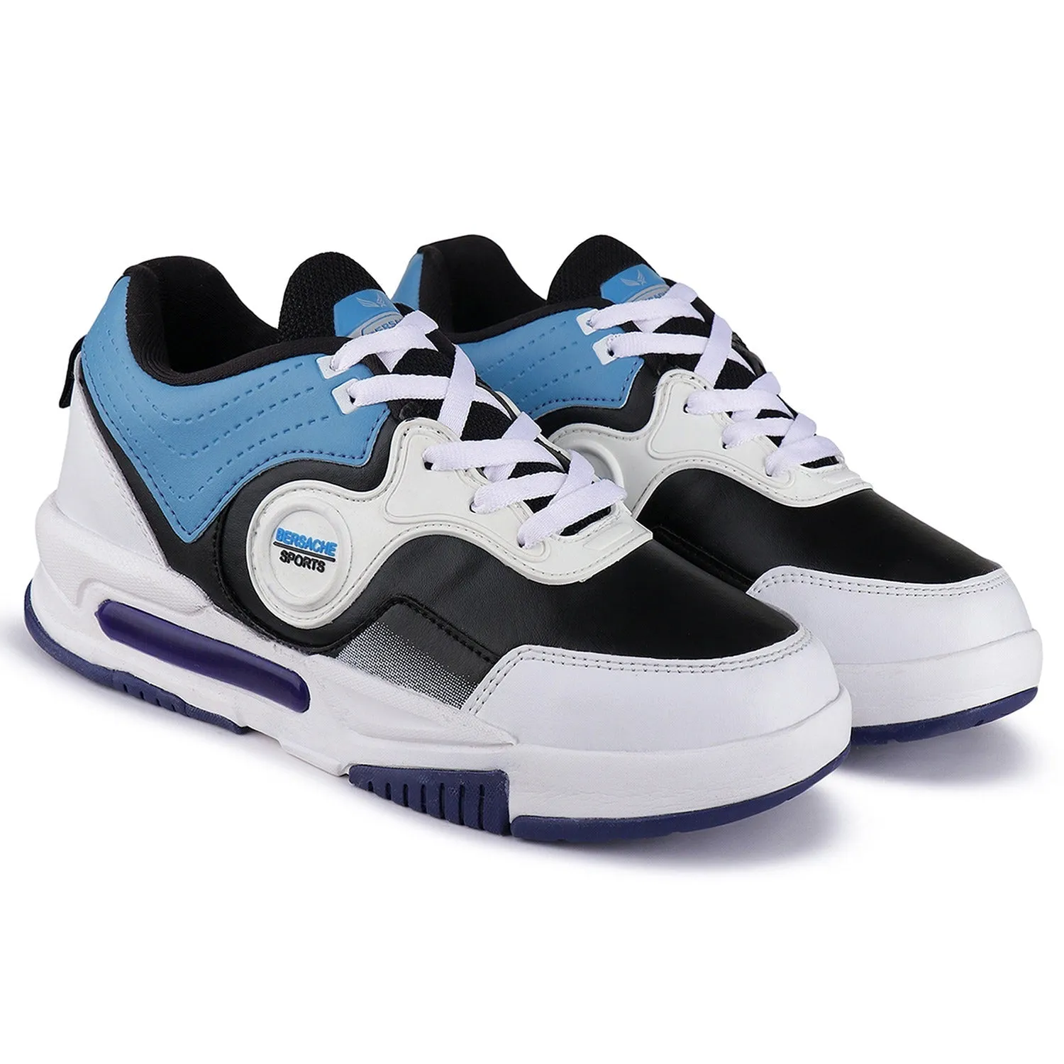 Hiking Shoes Hiking Shoes Bersache Premium Sports ,Gym, Trending Stylish Running Shoes For Men (9168-White)