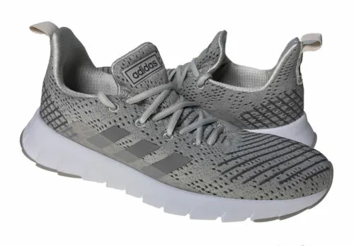 Adidas Originals Retro Shoes Adidas Men's Asweego Running Athletic Shoes Gray Size 8.5