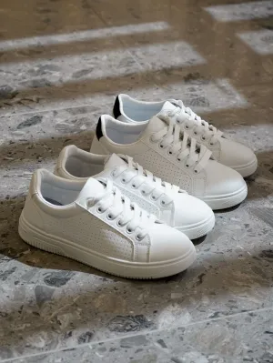 D Width Sneakers Shubizz Santorini Flat Sneakers