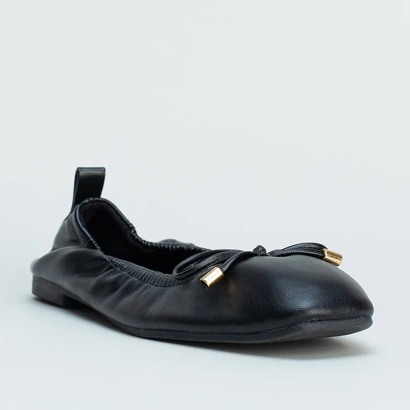 Elasticated Pump With Bow Good Nursing Shoes