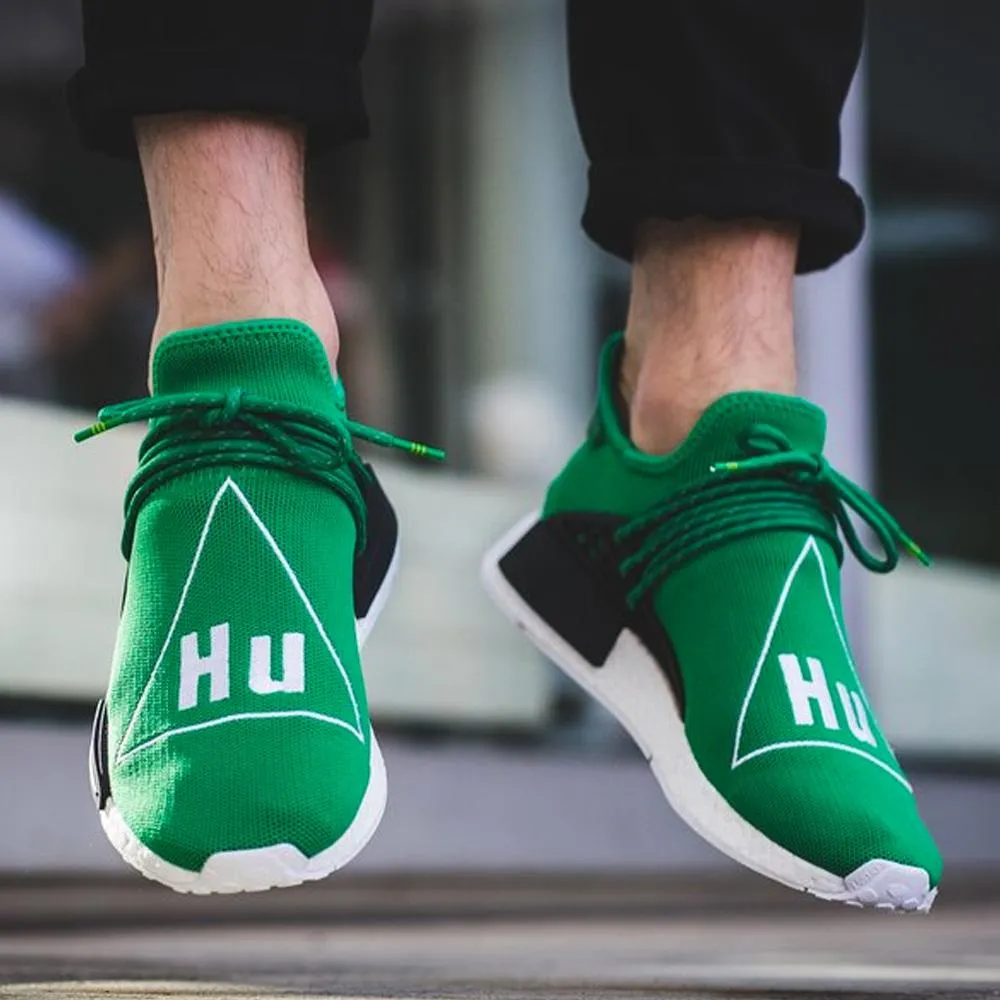 Pharrell Williams x adidas Originals NMD Human Race  Green Adidas Boxing Shoes Speedex