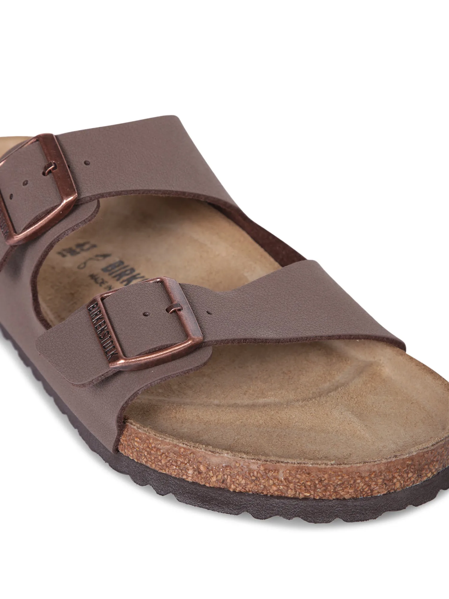 Arizona silver Short Wedge Sandals