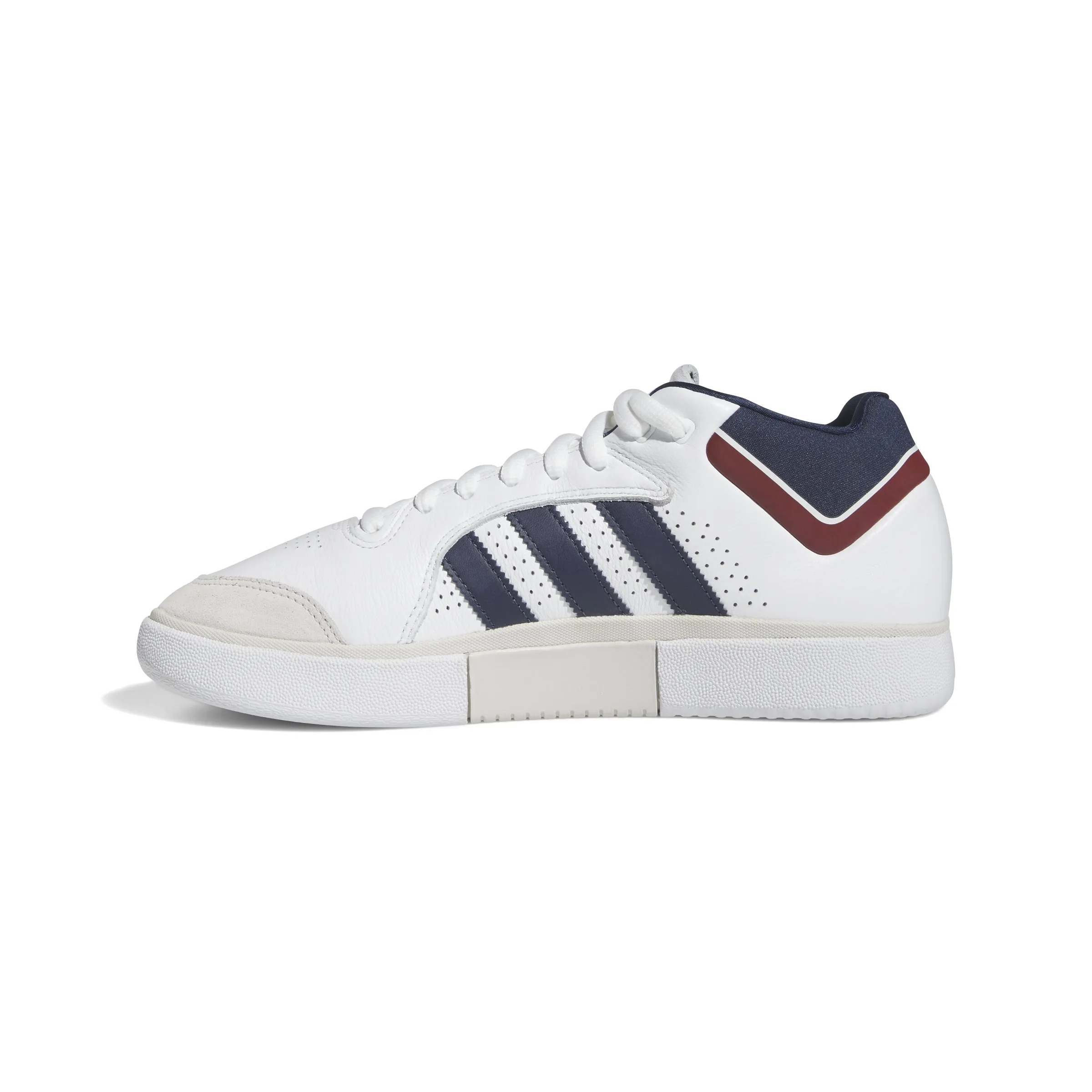 Adidas - Tyshawn in Cloud White/Collegiate Navy/Grey One Adidas Fashionable Shoes