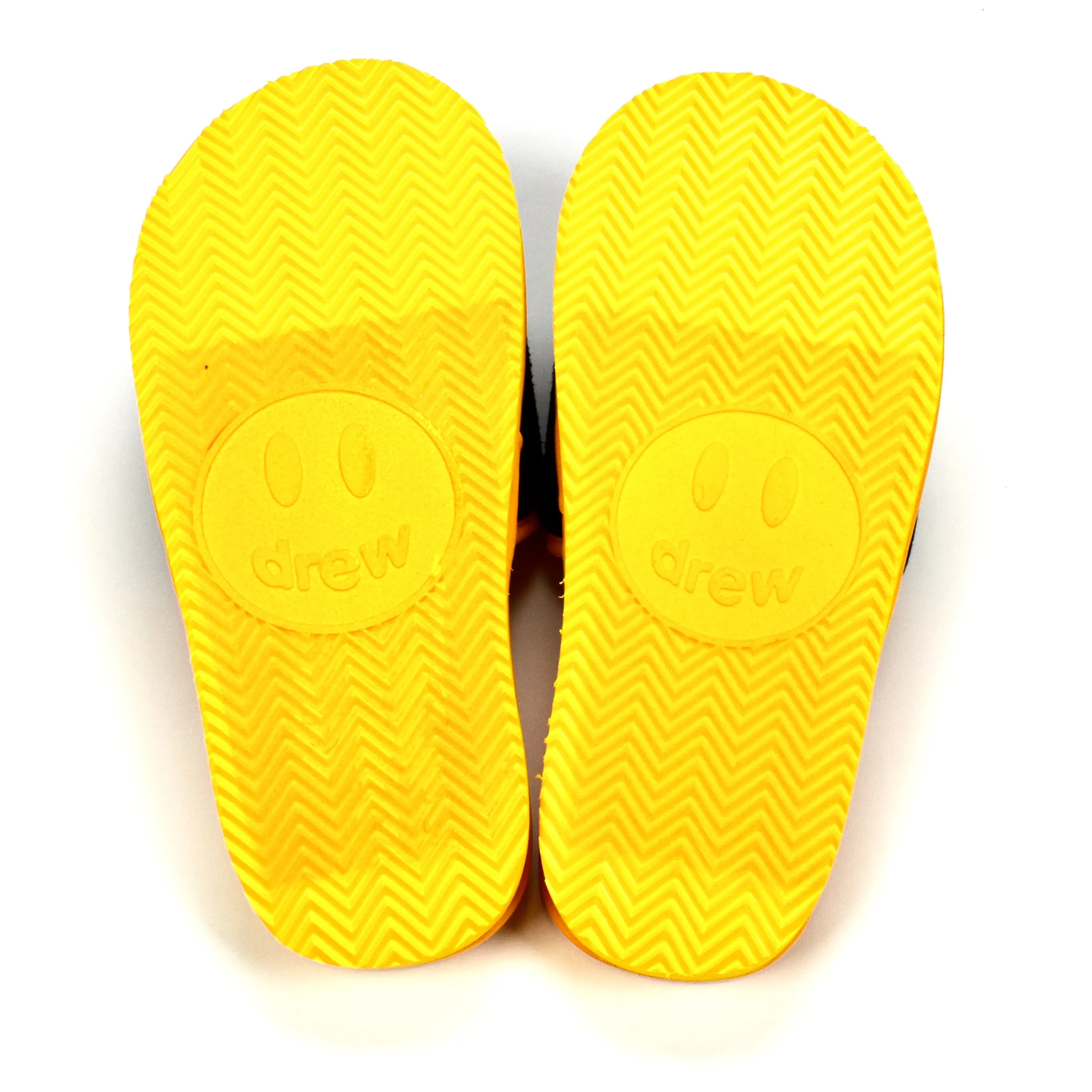 Drew House - Black/Yellow Mascot Logo Slippers Garden Slippers