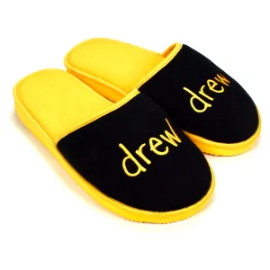 Drew House - Black/Yellow Mascot Logo Slippers Badtz Maru Slippers