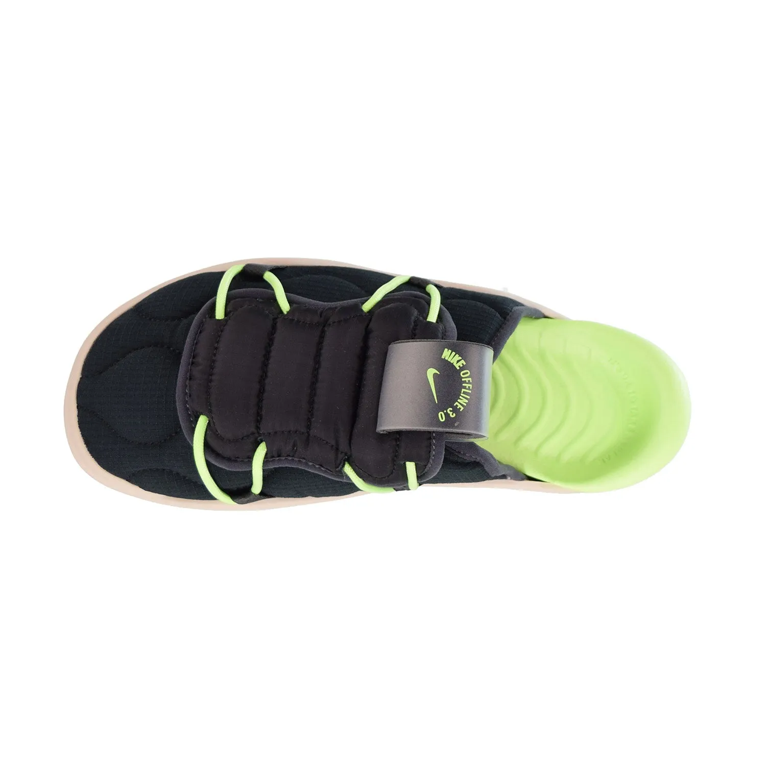 Nike Offline 3.0 Mules Men's Slides Black-Light Orewood Brown-Ghost Green Kozikicks Slippers