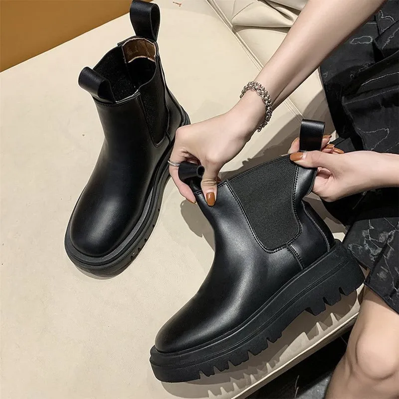 Best Shoes For Travel Small leather shoes women 2023 spring models Mary Jane shoes women's Japanese high heels retro platform shoes women