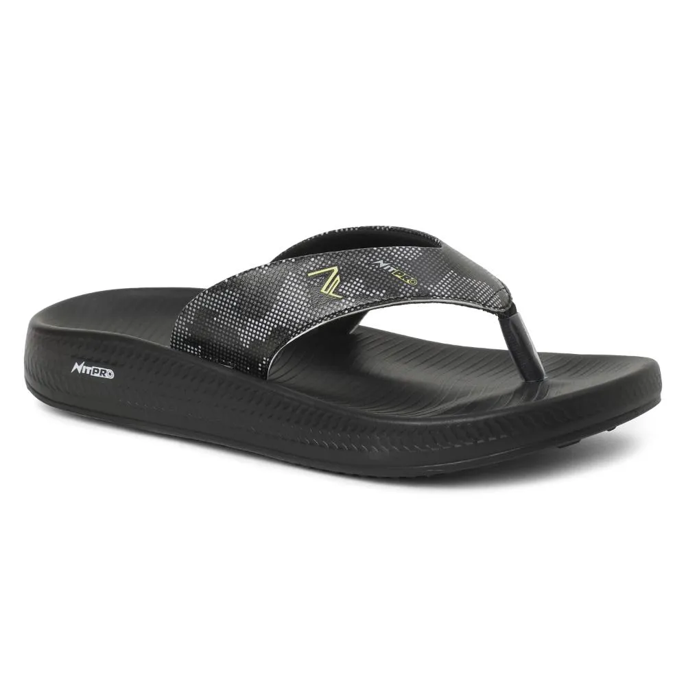 Sandals For Yoga Leap7x By Liberty NITWALK-3 Casual Slides For Mens (Black)