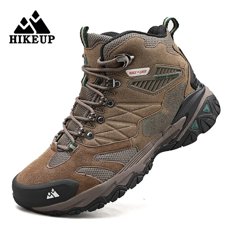 Hiking Shoes High Top Vs Low Top Hiking Boot Genuine Leather Trekking Mountain Sneakers