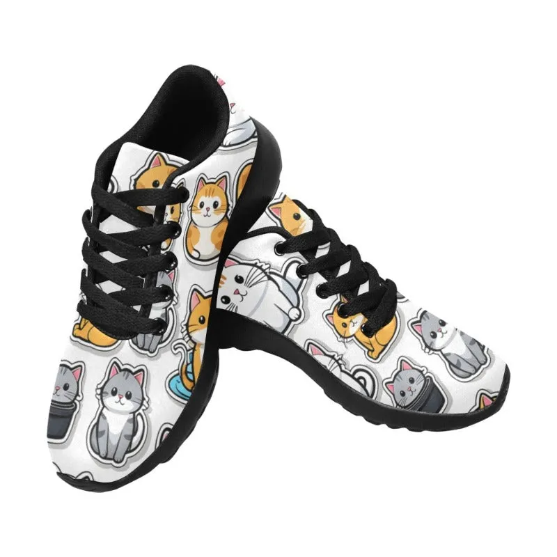 Cat Lovers Shoes - Women Sneakers Day Of The Dead Sneakers