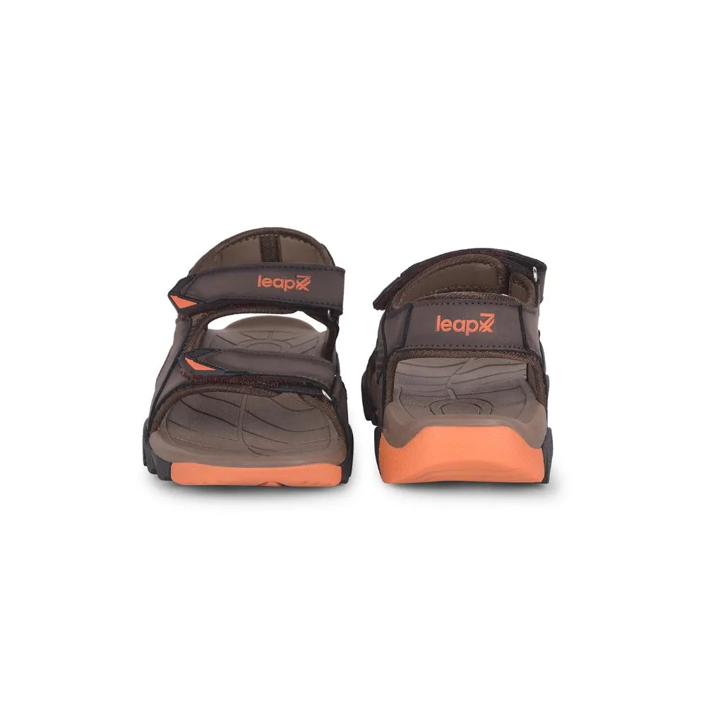 Leap7x By Liberty Mens ALBANIA Brown Sporty Casual Sandal Vionic Sandals On Sale