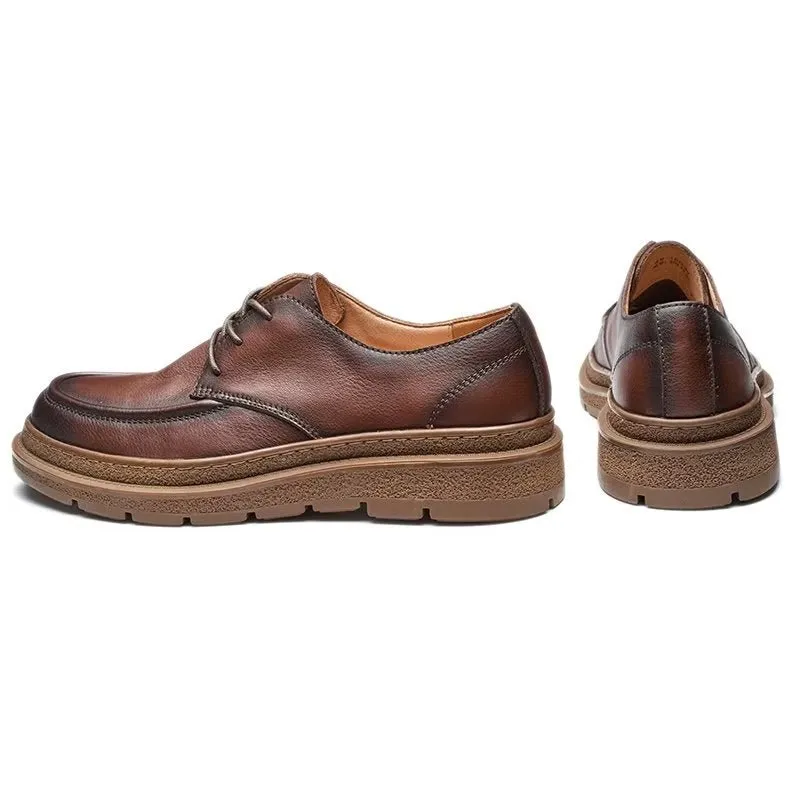 Top Dress Shoes Sovante Croctex Lace-Up