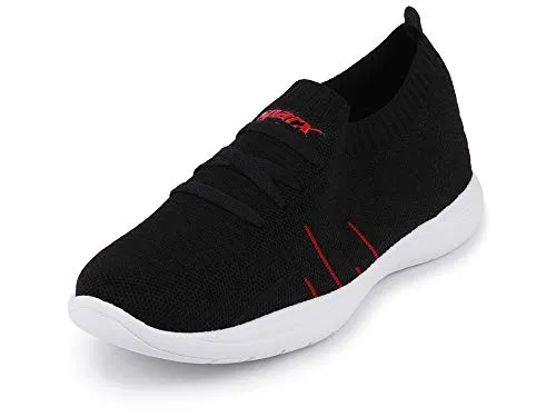 Sneakers Candy Sparx Women's Sl-178 Black Red Sneaker-8 UK (SD0178LBKRD0008)