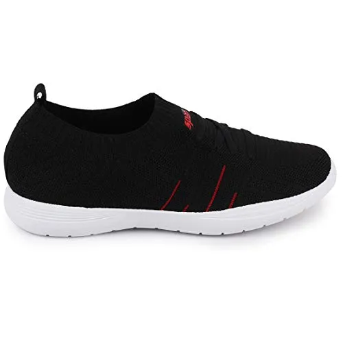 Sparx Women's Sl-178 Black Red Sneaker-8 UK (SD0178LBKRD0008) Gola Elan Sneakers