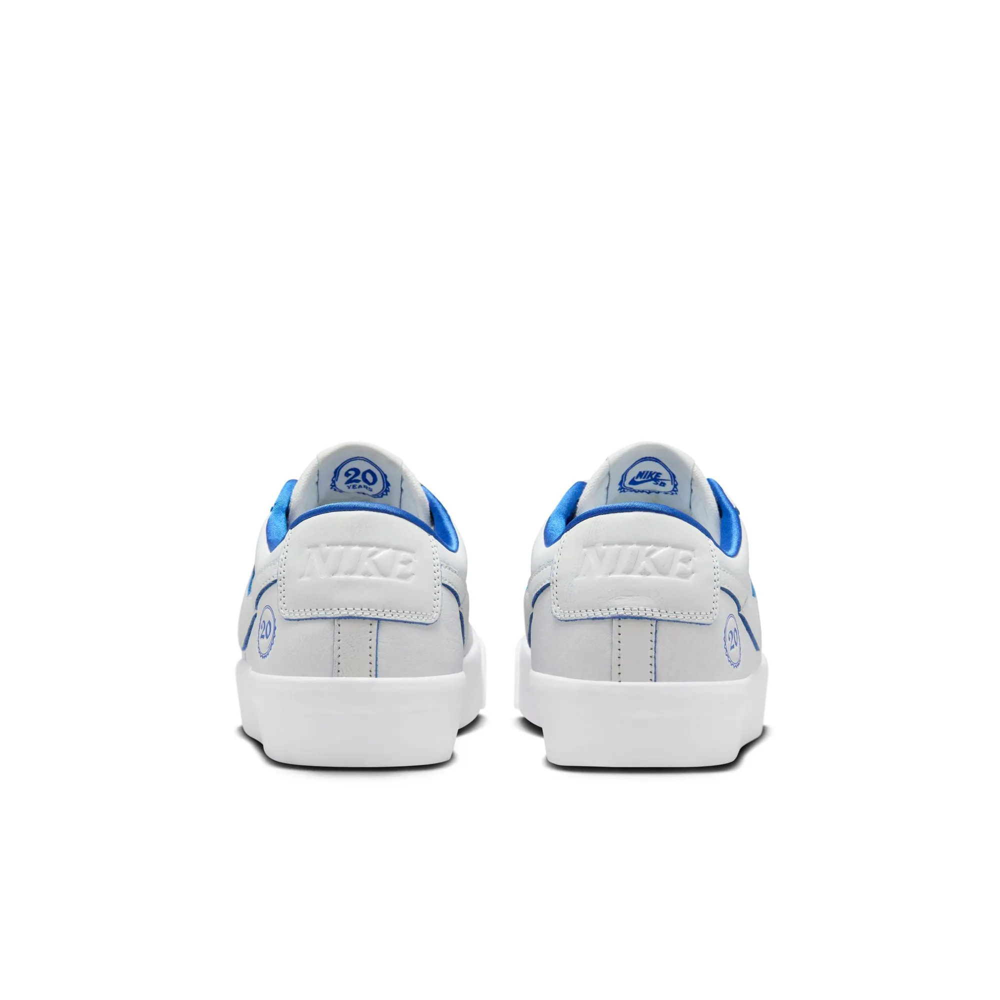 High Arch Running Shoes Asics Nike SB Blazer Low Pro GT Premium - SUMMIT WHITE/GAME ROYAL-SUMMIT WHITE