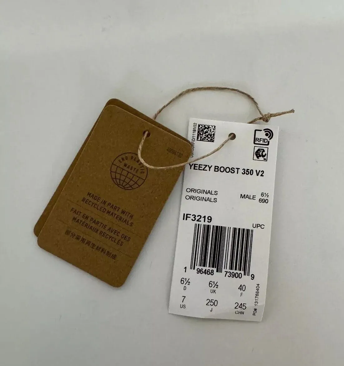 Beyonce New Adidas Shoes NIB Yeezy Boost 350 V2 Mens Low Top Sneakers Gray 7 US  (40 Eu) Made by Adidas