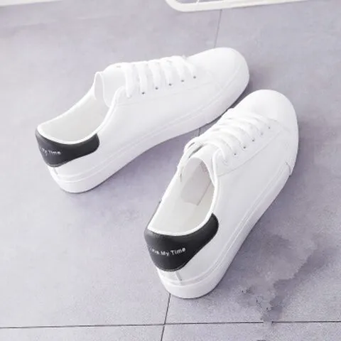 Spring New Casual Flat White Shoes Women Flat Nike Shoes