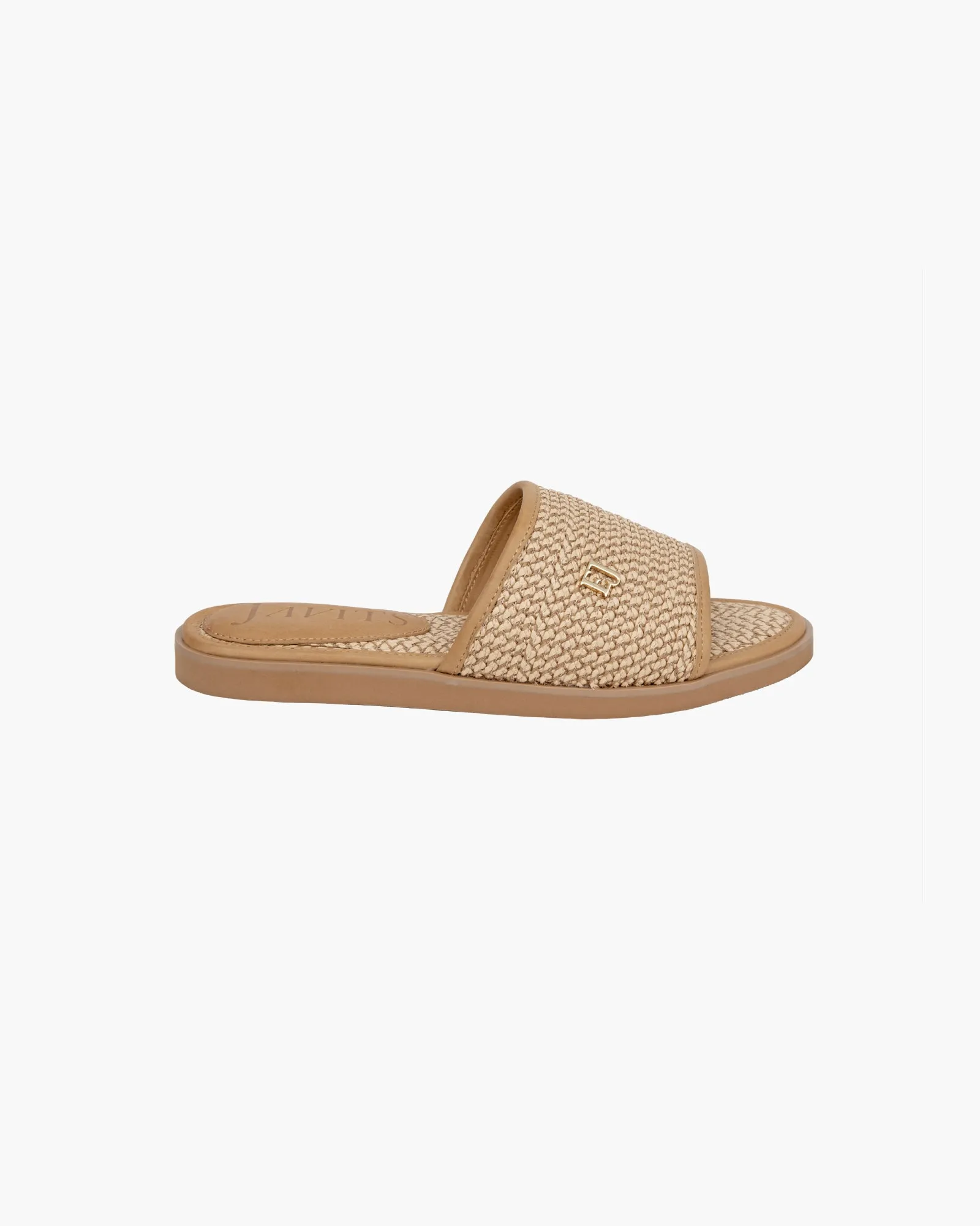 Big Bow Flat Shoes Squishee Slide Peanut