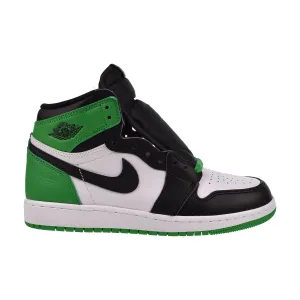 Jordan 1 Retro High OG (GS) Big Kids' Shoes Black-Lucky Green-White Asics Gel Peake Cricket Shoes India