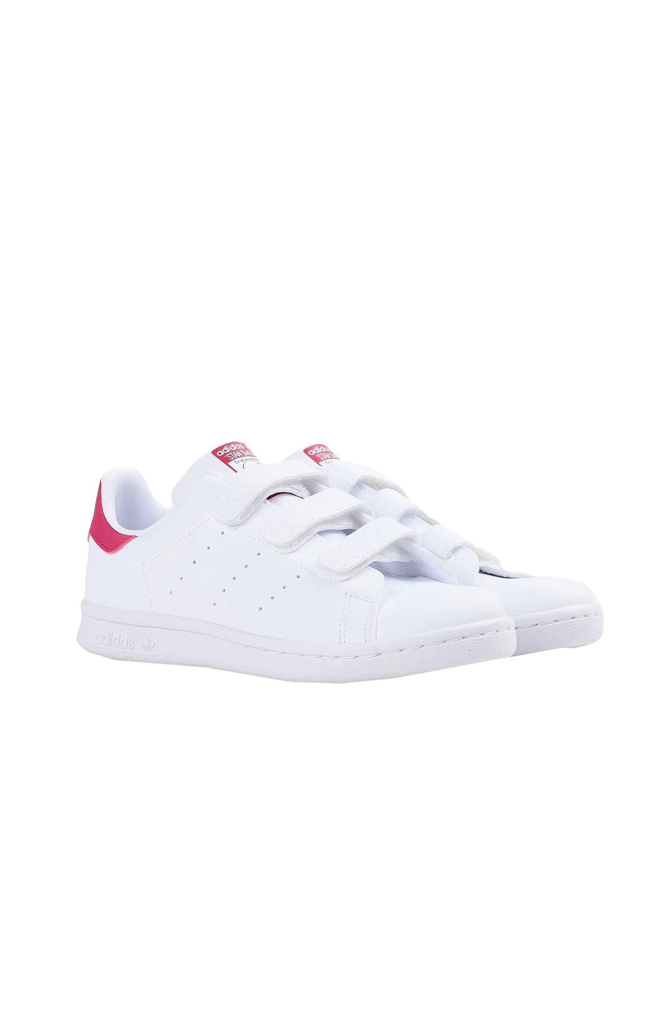 Stan Smith CF Cloud White Pink Adidas Cloudfoam Running Shoes