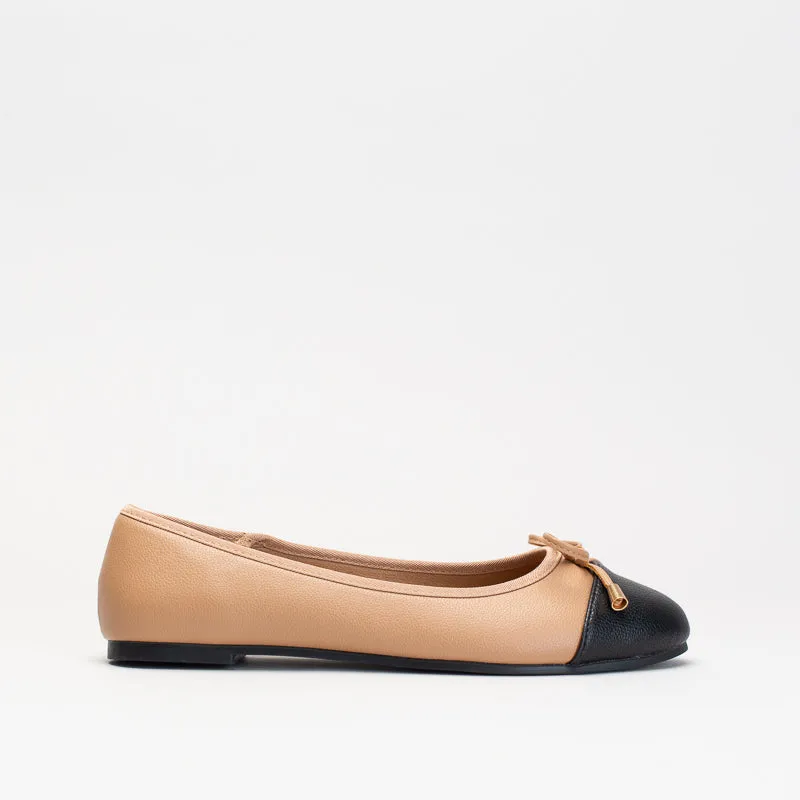 Unreal Women Ballet Pump With Toe Cap _ 150832 Flat Apartment Shoes