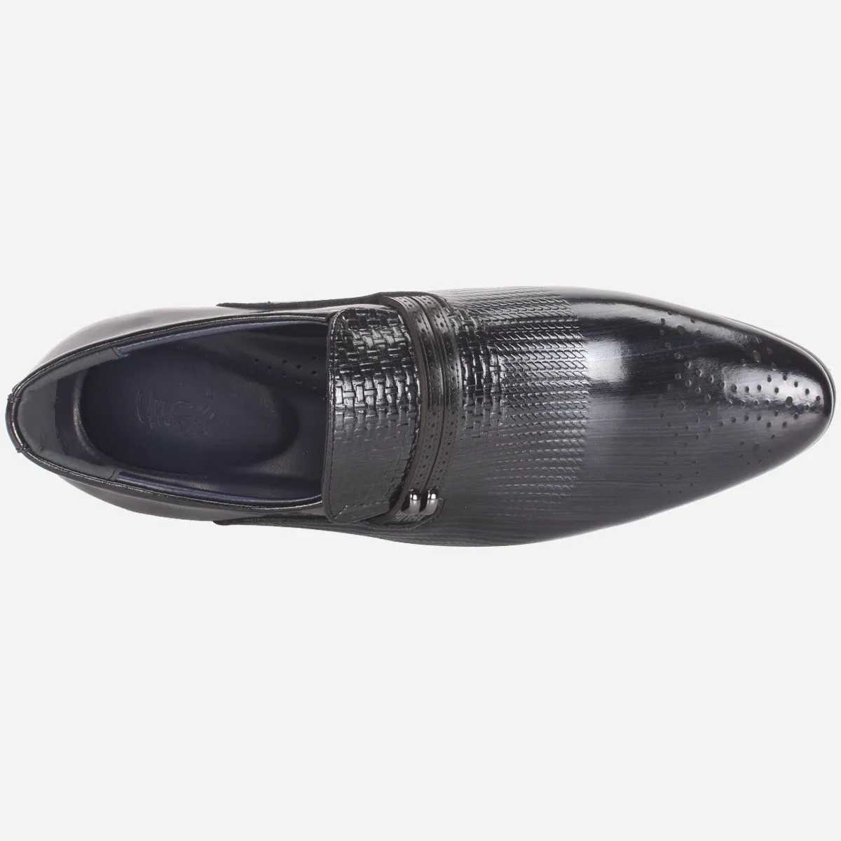 Flat Wedding Shoes Bride Mens "MILANO" Leather Dress Formal Slide In Shoes