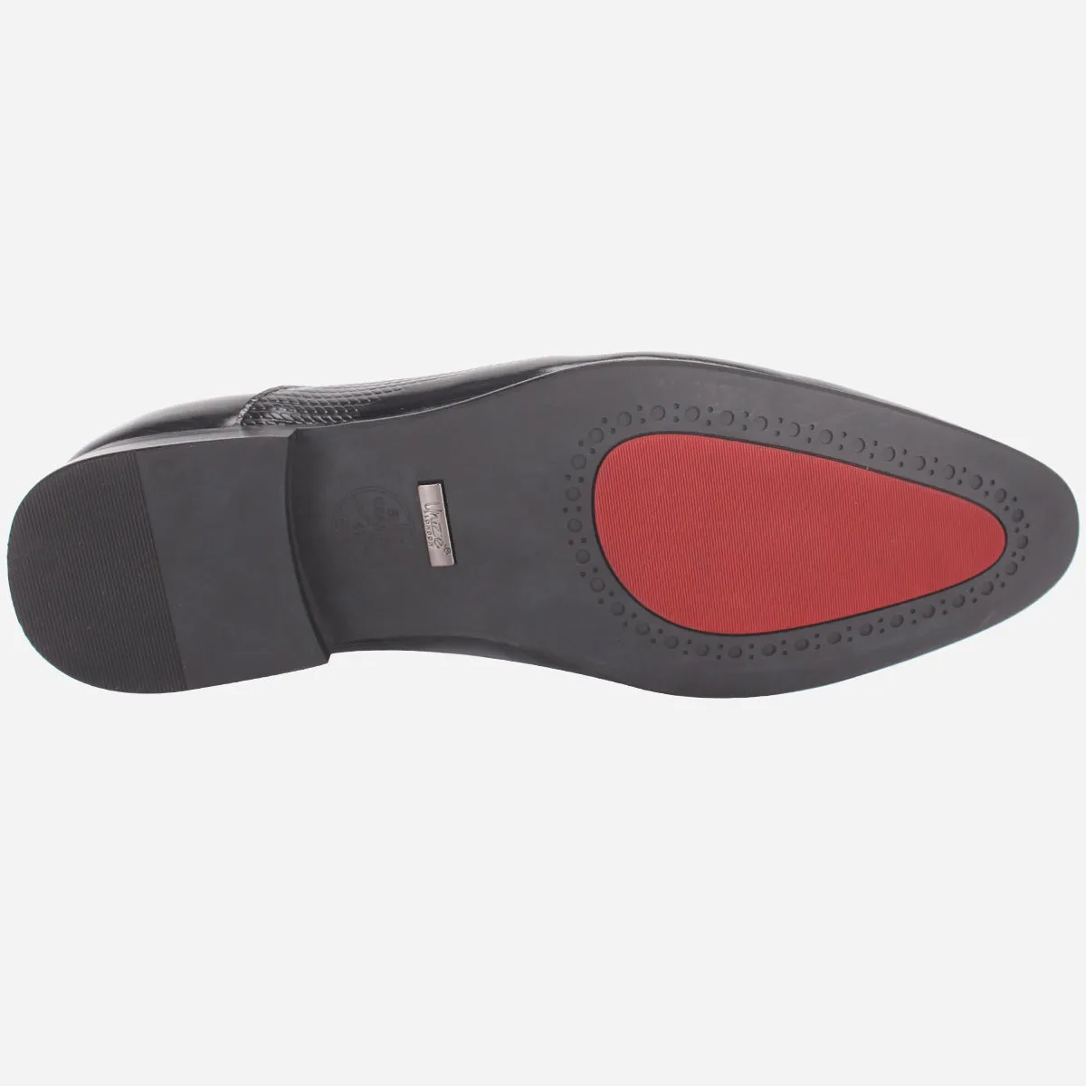 Flat Rate Shoe Box Mens "MILANO" Leather Dress Formal Slide In Shoes