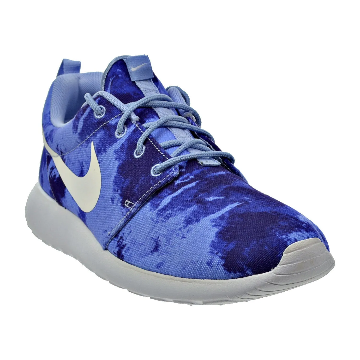 Basic Asics Shoes Nike Rosherun Print Men's Shoes Aluminum/White/Persian Violet