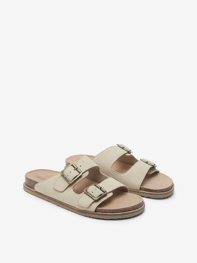 Givenchy Sandals SOLEPLAY Beige Dual Strap Slip-On Sandals