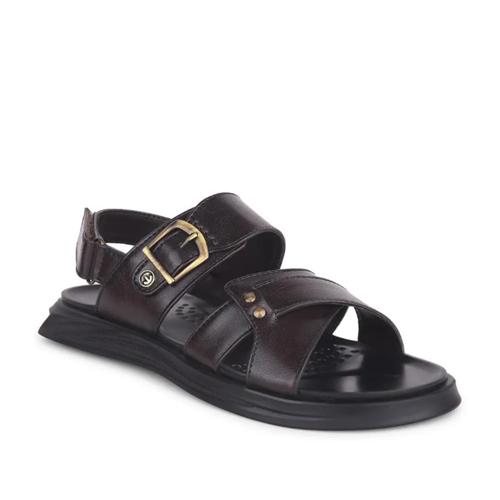 Coolers By Liberty WILFRED-1 Mens Brown Formal Sandal Sandals Brickstone