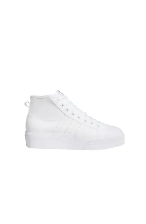 Adidas Old School Shoes Nizza Platform Mid Shoe White