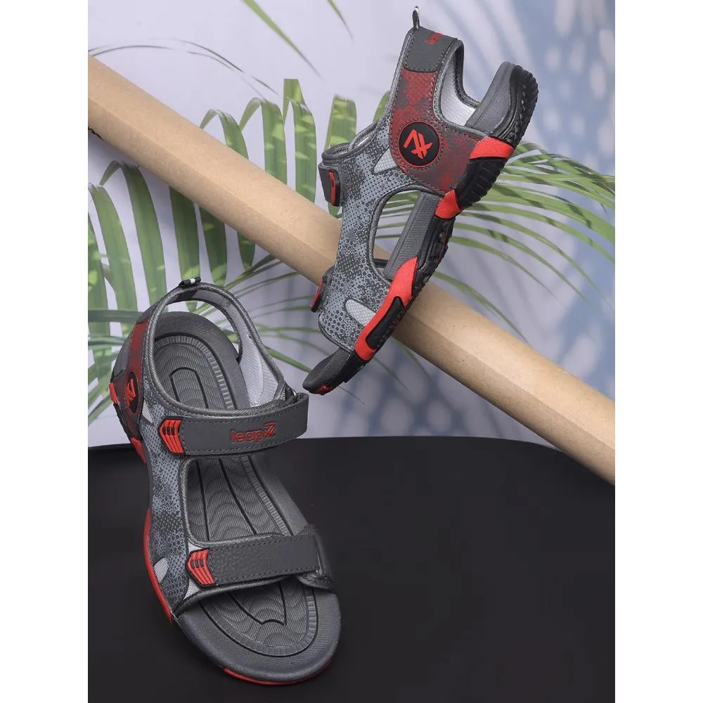 Ta Sandals Leap7x By Liberty Mens ANDORRA Grey Sporty Casual Sandal