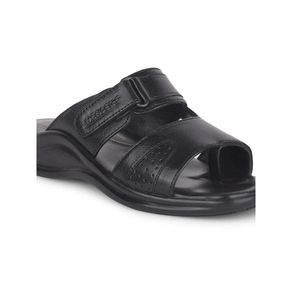 3 Strap Sandals Healers Casual Black Toe Ring Slippers For 2013-901 Men By Liberty