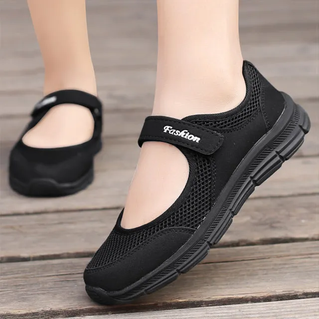 Super Light Women Breathable Flat Shoes - Casual Sneakers Pointy Flats Shoes