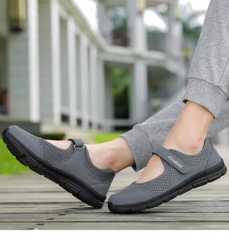 Super Light Women Breathable Flat Shoes - Casual Sneakers Sport Flats Shoes