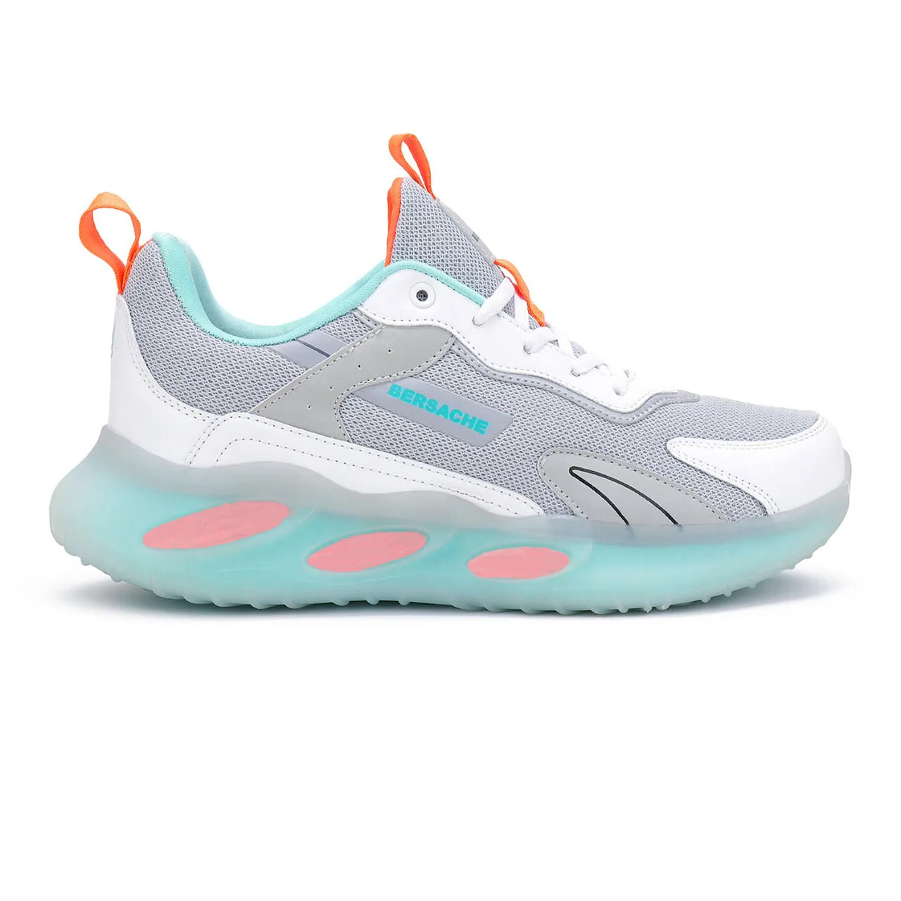 Bersache Lightweight Sports Running Shoes For Men Grey-9050 Hiking Shoes Slippery When Wet