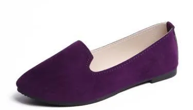 Gold Flat Open Toe Shoes Women Ladies Slip On Flat Shoes - Flats