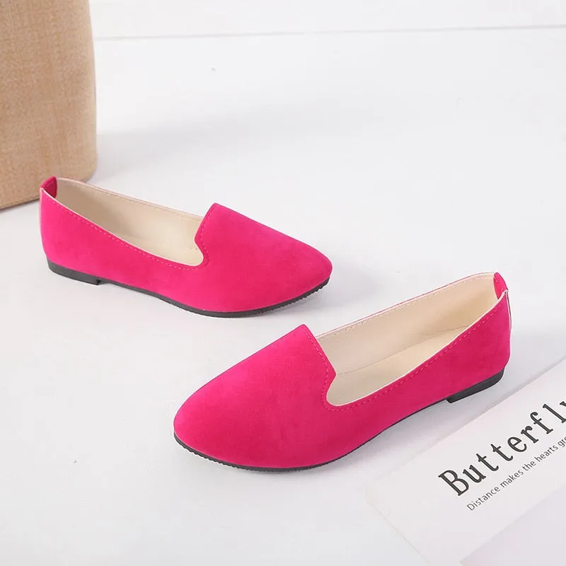 Flat Clubbing Shoes Women Ladies Slip On Flat Shoes - Flats