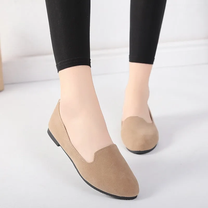 Women Ladies Slip On Flat Shoes - Flats Best Flat Shoes For Cycling