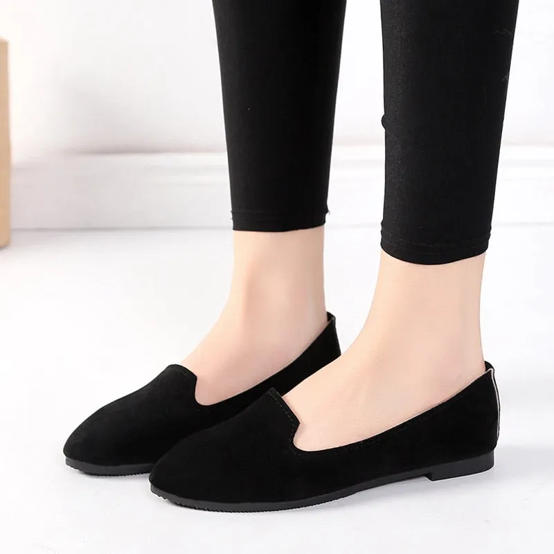 Women Ladies Slip On Flat Shoes - Flats Flat Shoes With Spikes